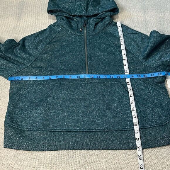 Lululemon Scuba Hoodie NWT $138 M/L Half Zip Storm Teal Silver Spark Rare - Picture 13 of 16
